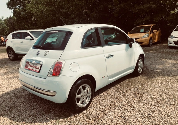 Fiat 500 cena 18500 przebieg: 148000, rok produkcji 2009 z Bychawa małe 497